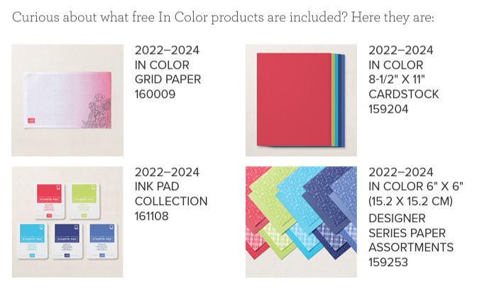 In Color Start Kit bonus products